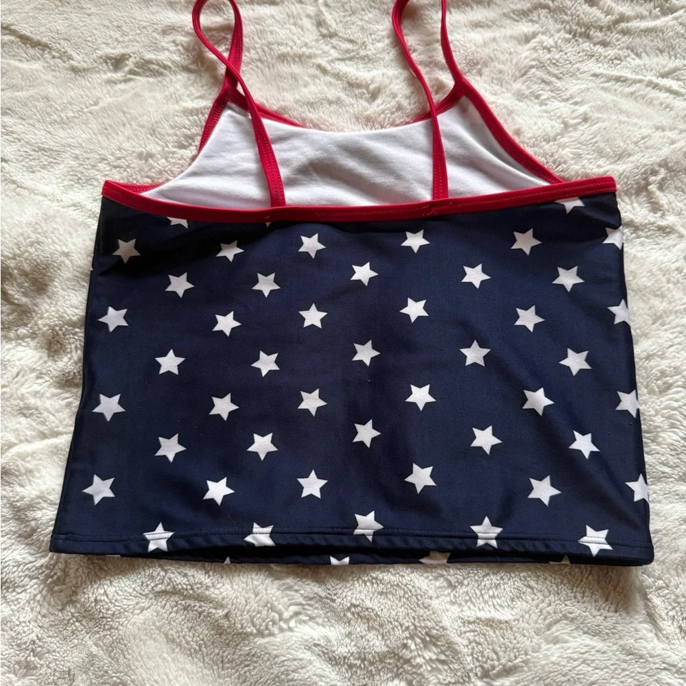 The Children's Place Blue and Red Bikini Top Swimwear